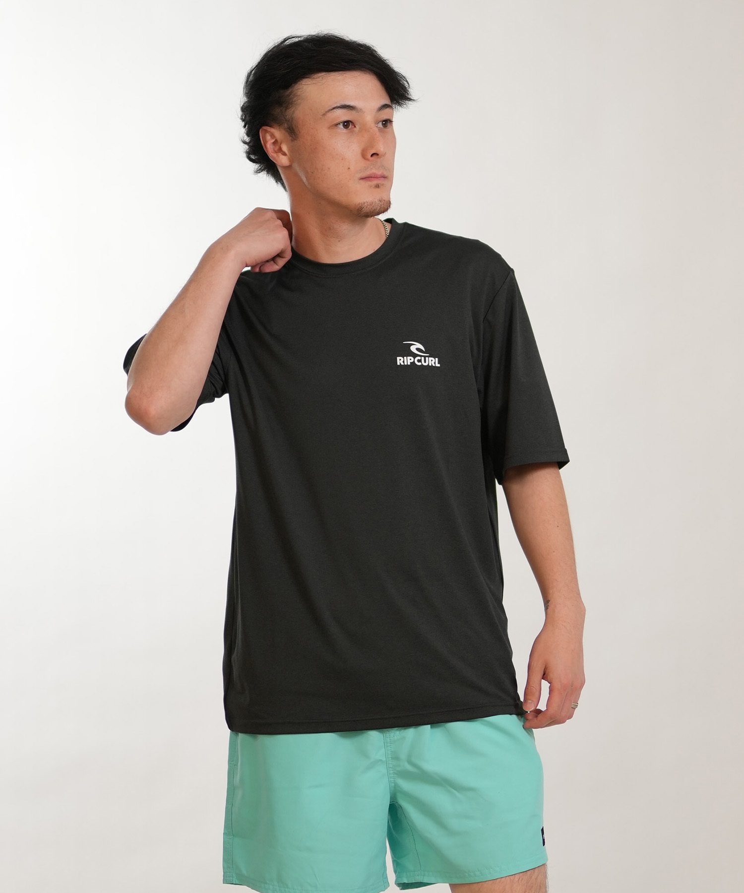 RIP CURL リップカール 半袖 Tシャツ メンズ UVカット STACK UPF SS UV
