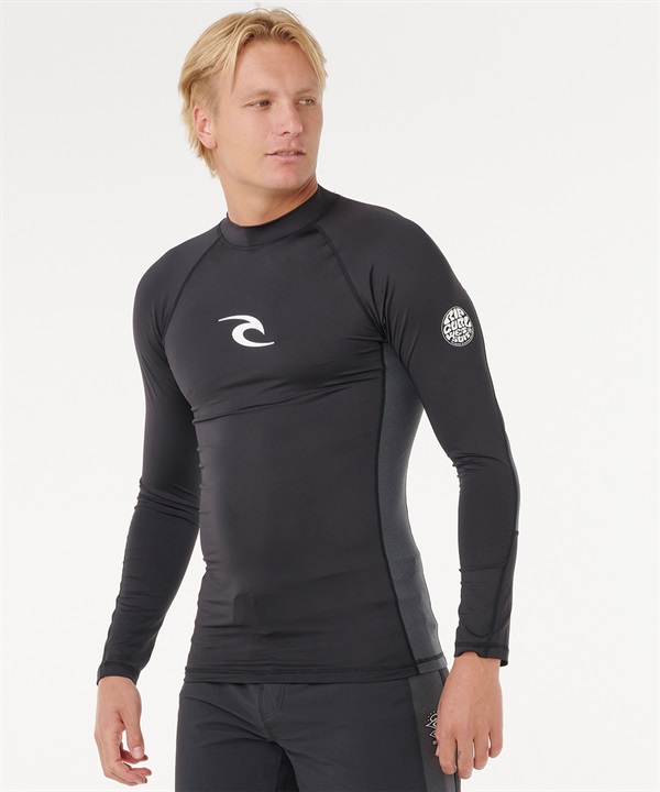 RIP CURL リップカール 水着 ラッシュガード 長袖 Tシャツ ロンT メンズ UVカット WAVES UPF PERF 16FMRV
