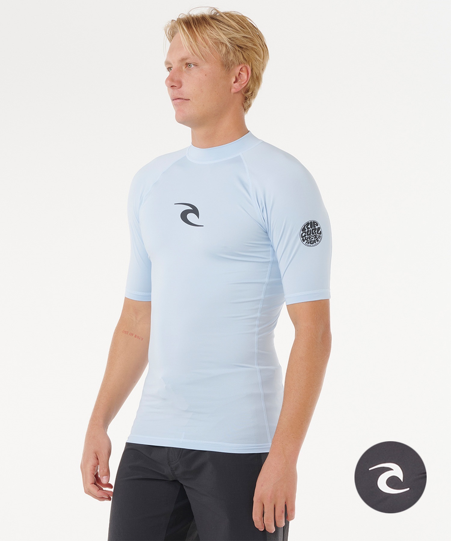 RIPCURL リップカール 水着 ラッシュガード 半袖 Tシャツ メンズ UV