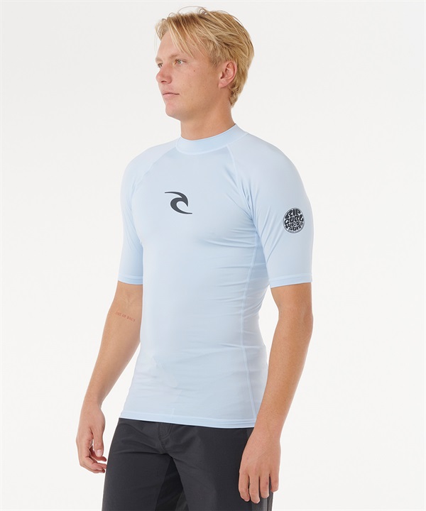 RIPCURL リップカール 水着 ラッシュガード 半袖 Tシャツ メンズ UVカット WAVES UPF PERF 16MMRV