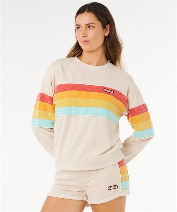 RIP CURL リップカール トレーナー スウェット レディース SURF REVIVAL RELAXED CREW スウェット 0BEWFL