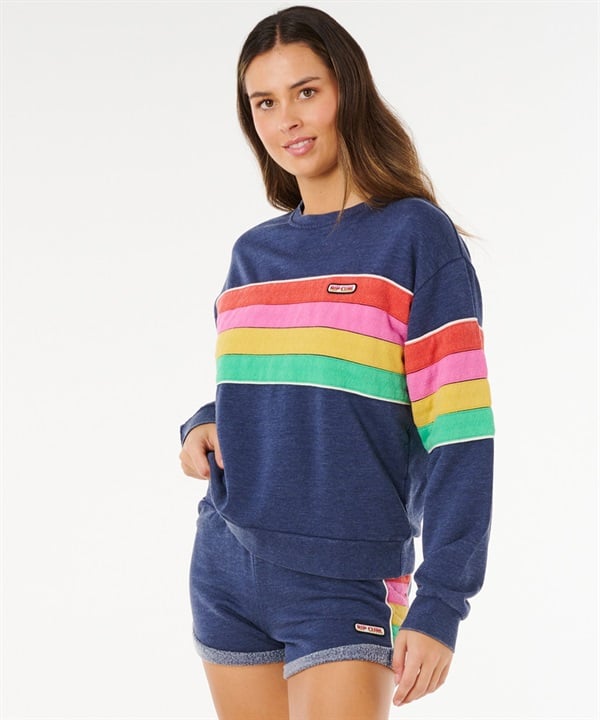 RIP CURL リップカール トレーナー スウェット レディース SURF REVIVAL RELAXED CREW スウェット 0BEWFL