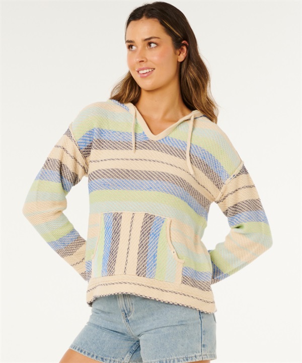 RIP CURL リップカール プルオーバー パーカー ニット セーター レディース REVIVAL KNIT PONCHO パーカー 034WKN