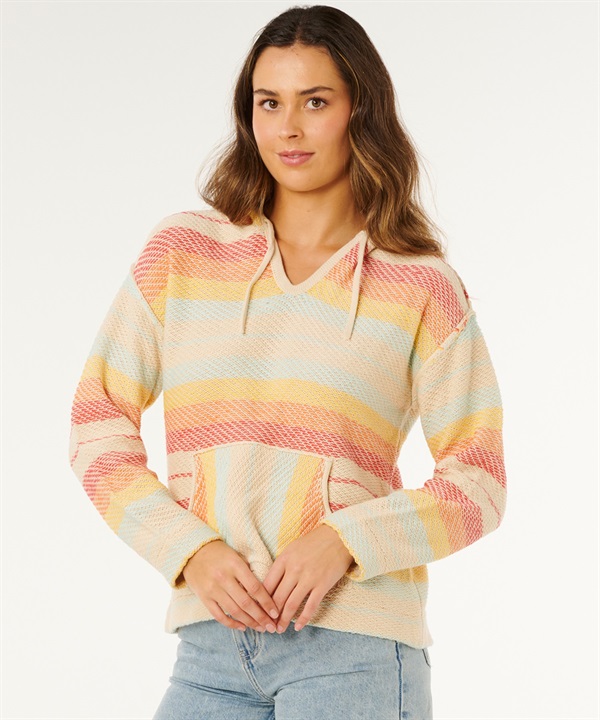 RIP CURL リップカール プルオーバー パーカー ニット セーター レディース REVIVAL KNIT PONCHO パーカー 034WKN