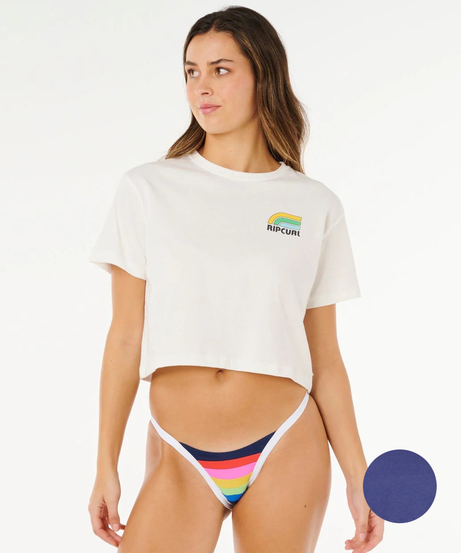 RIP CURL リップカール 半袖 Tシャツ レディース バックプリント SURF