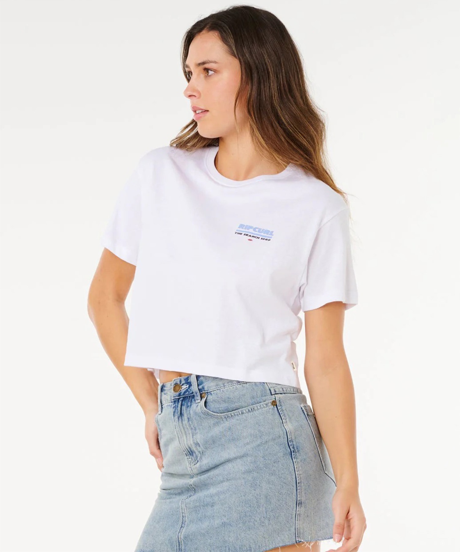 【新品】RRL プリント リップストップ シャツ 半袖 RIP CURL リップカール 半袖 Tシャツ レディース バックプリント