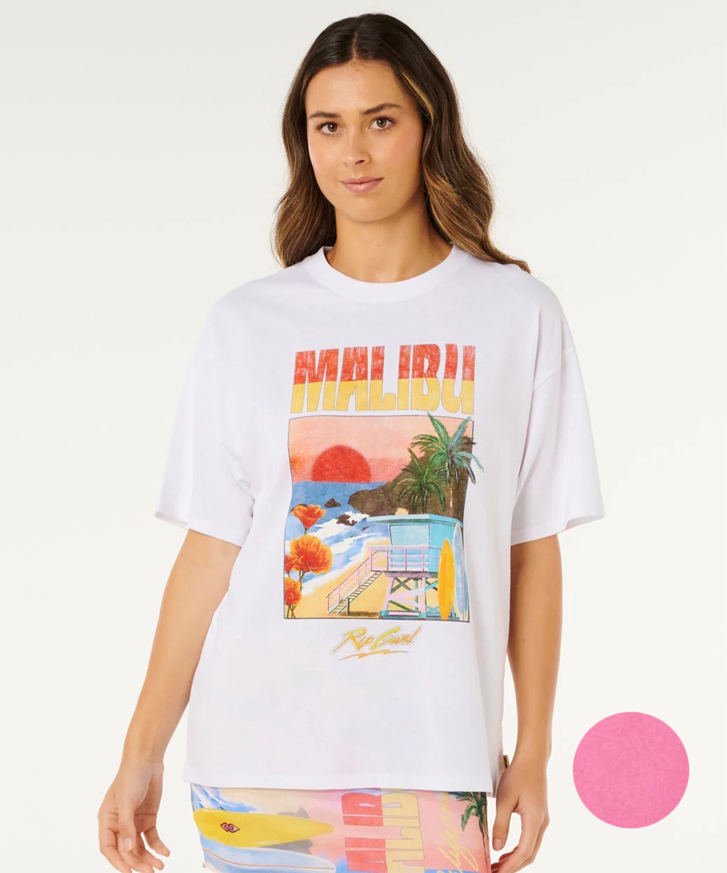 RIP CURL リップカール 半袖 Tシャツ レディース オーバーサイズ