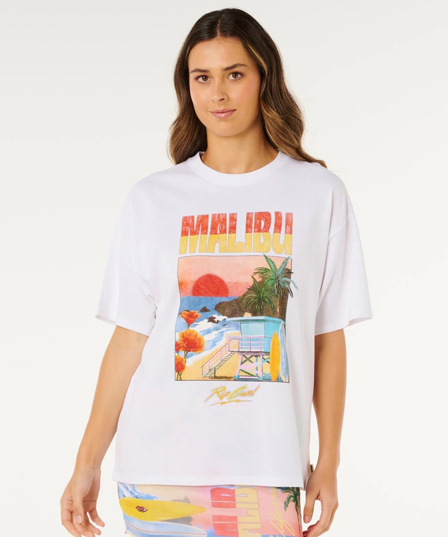 RIP CURL リップカール 半袖 Tシャツ レディース オーバーサイズ