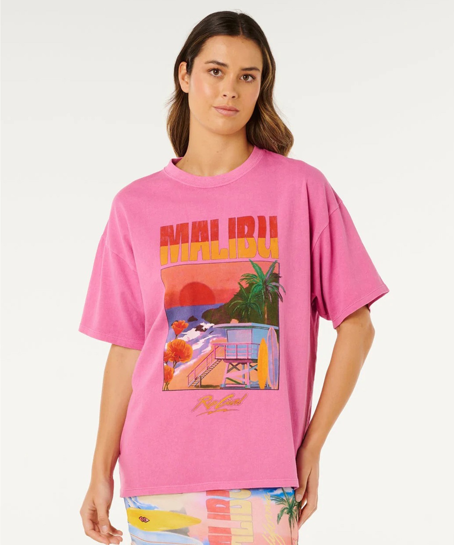 RIP CURL リップカール 半袖 Tシャツ レディース オーバーサイズ