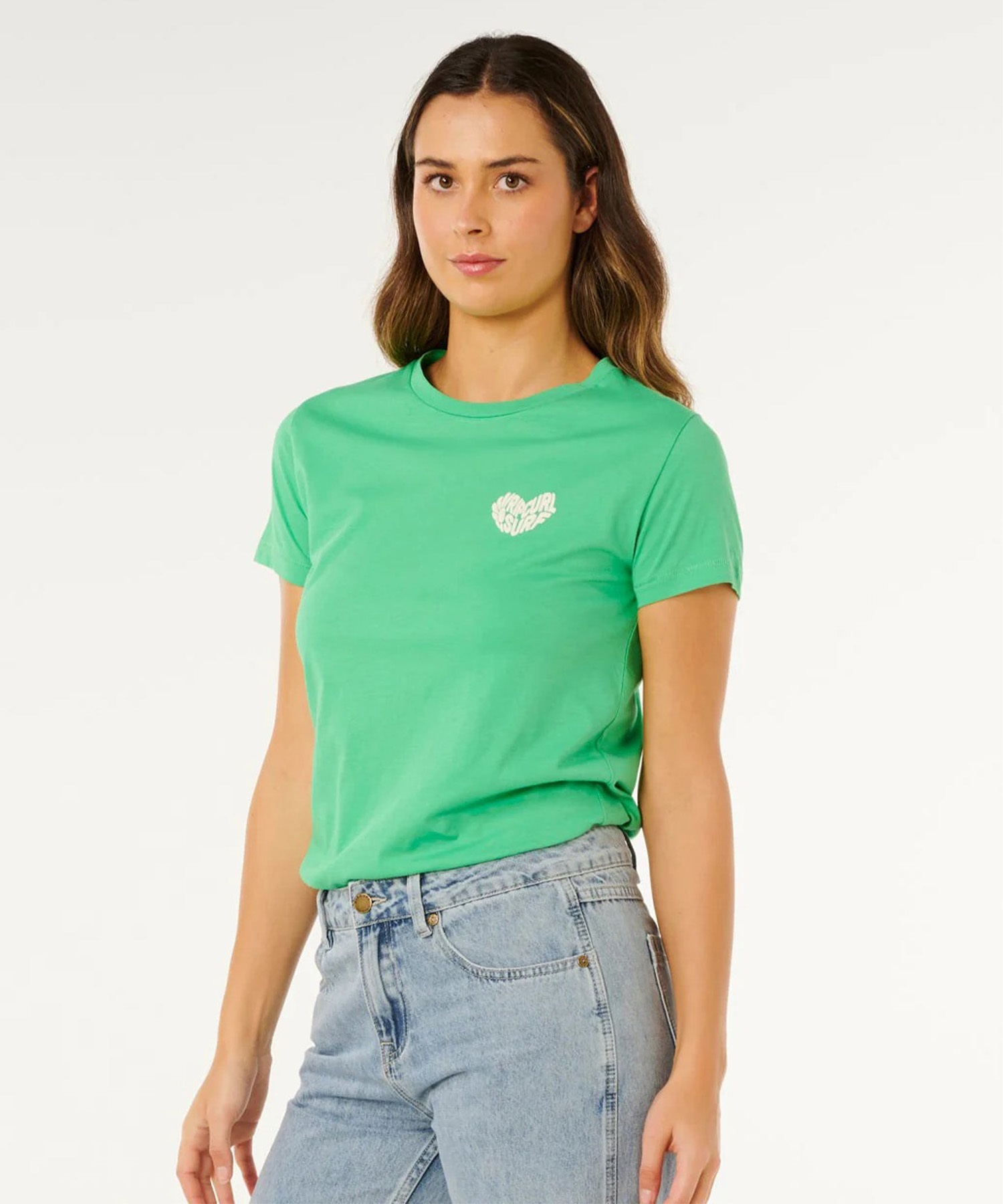 RIP CURL リップカール 半袖 Tシャツ レディース ワンポイント RC