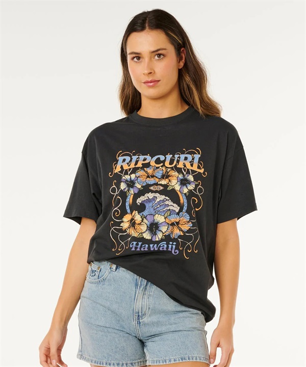 RIP CURL リップカール 半袖 Tシャツ レディース オーバーサイズ