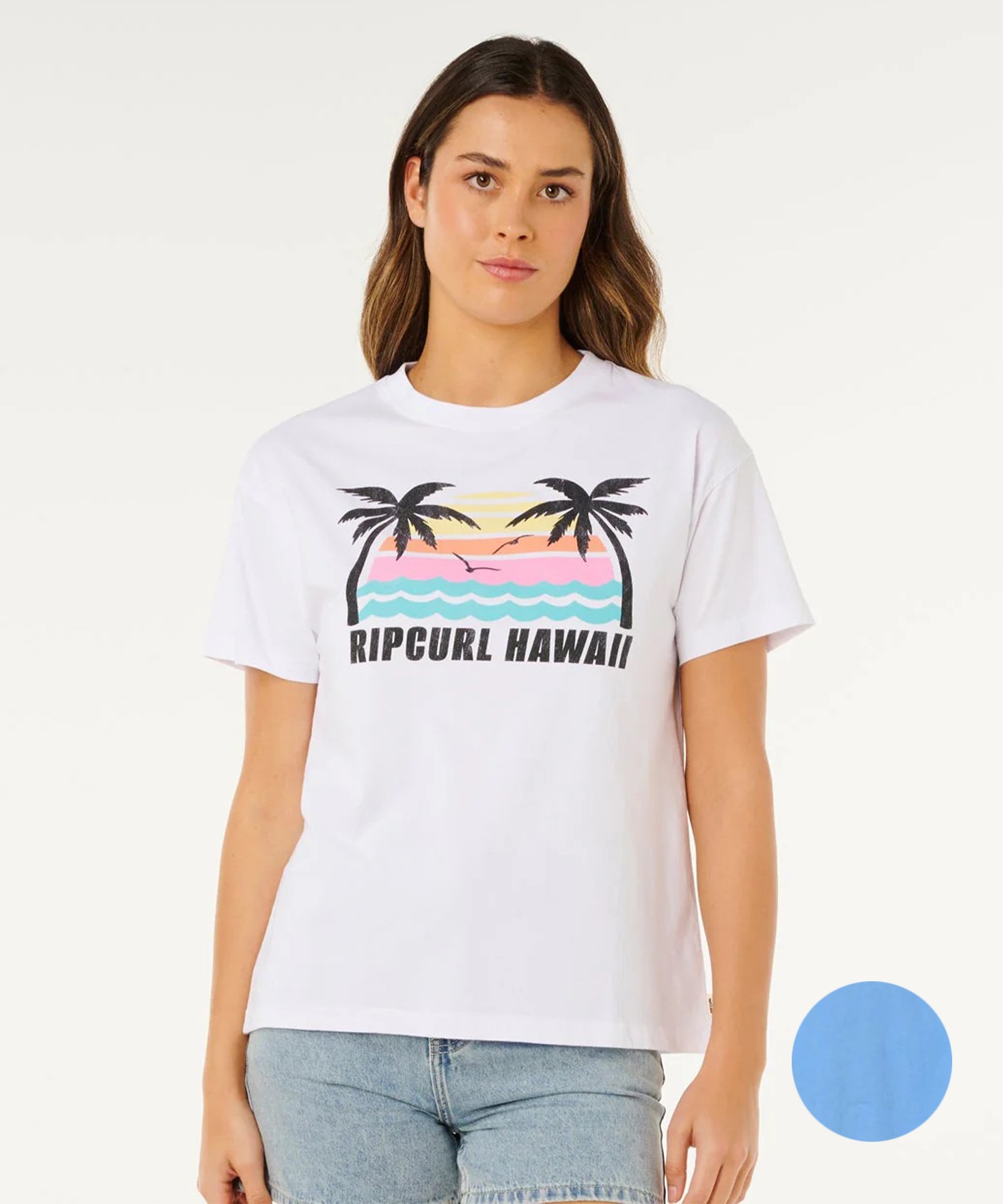 RIP CURL リップカール 半袖 Tシャツ レディース リラックスフィット