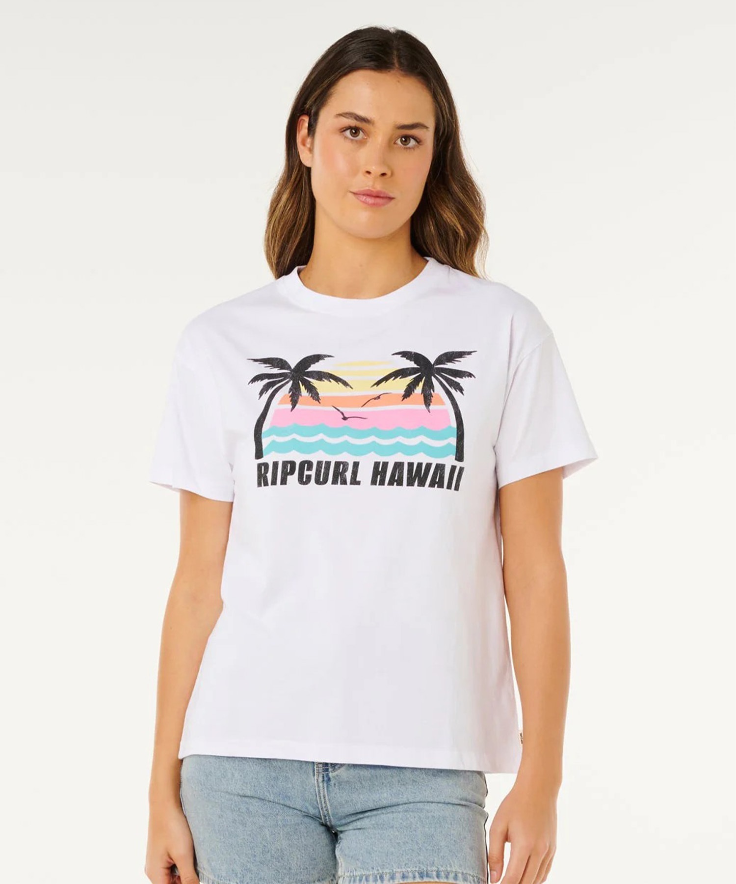 RIP CURL リップカール 半袖 Tシャツ レディース リラックスフィット