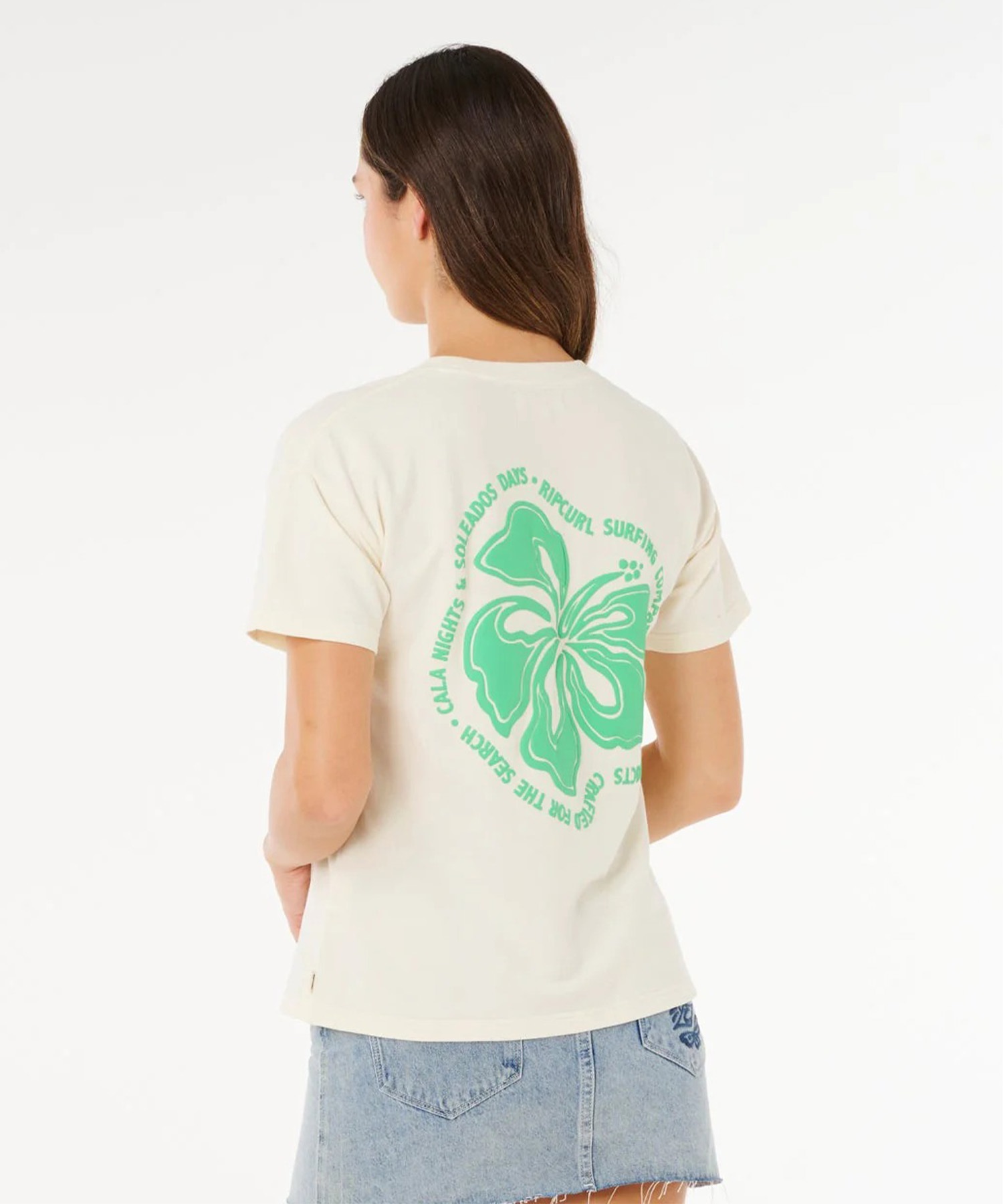 RIP CURL リップカール 半袖 Tシャツ レディース バックプリント SURF