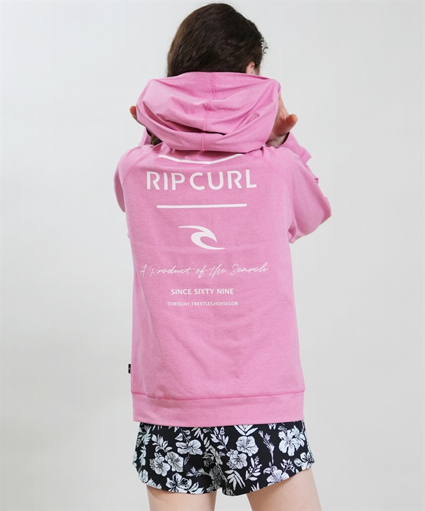 RIP CURL リップカール 水着 ラッシュガード 長袖 Tシャツ ロンT レディース ZIP HOODIE UVケアラッシュガード RCL6S-4302