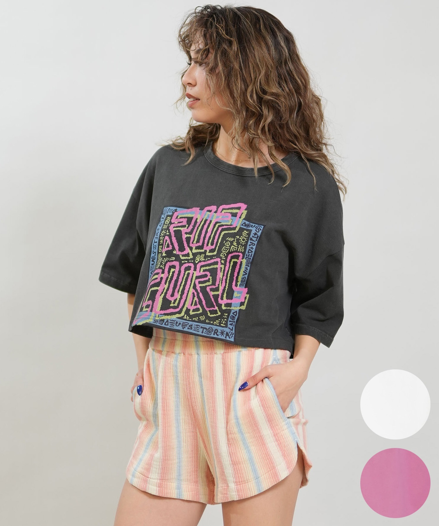 RIP CURL リップカール 水着 ラッシュガード 半袖 Tシャツ レディース