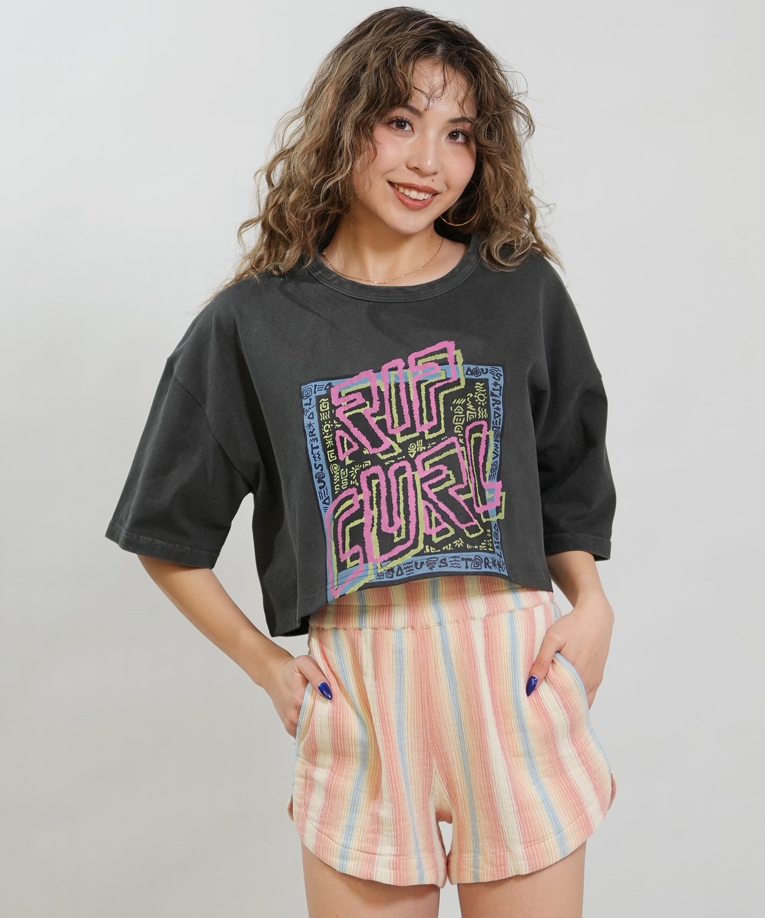 RIP CURL リップカール 水着 ラッシュガード 半袖 Tシャツ レディース