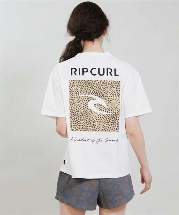 RIP CURL リップカール 水着 ラッシュガード 半袖 Tシャツ レディース 水陸両用 BOXY WIDE FIT TEE UVケアラッシュガード RCL6S-4306