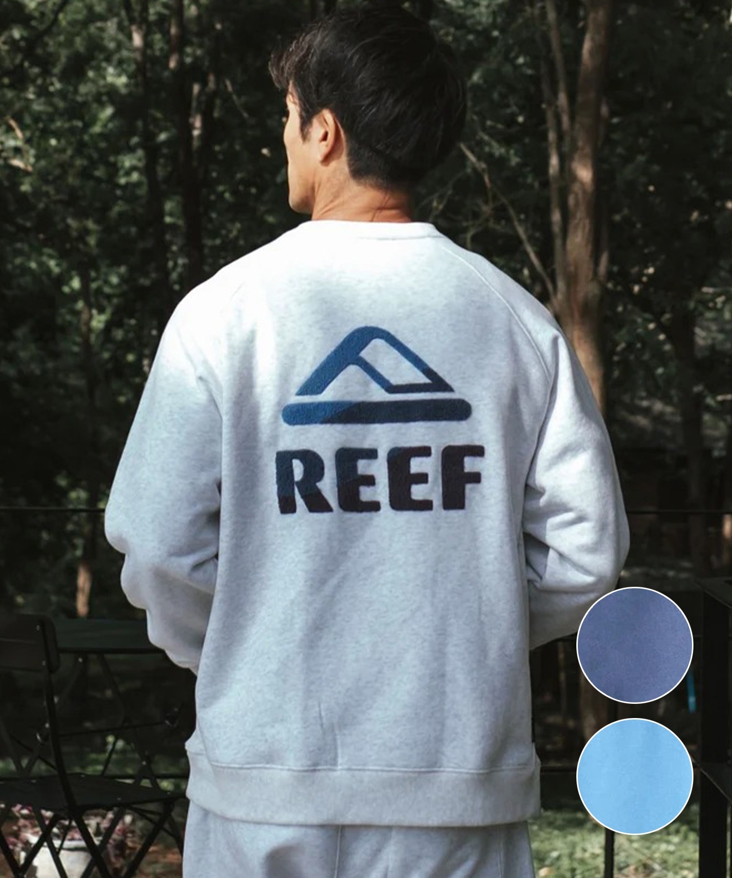REEF リーフ トレーナー スウェット メンズ バックプリント VINTAGE