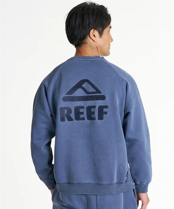 REEF リーフ トレーナー スウェット メンズ バックプリント VINTAGE WASH CREW EPO264008