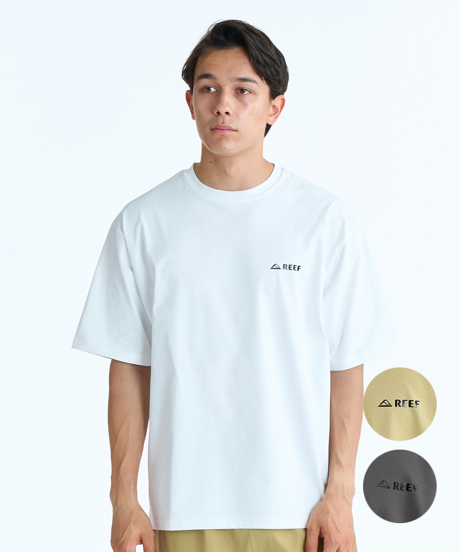 REEF リーフ 水着 ラッシュガード 半袖 Tシャツ メンズ 水陸両用