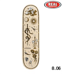 REAL SKATEBOARDS スケートボード REAL リアル スケートボード デッキ 8.06inch KYLE ENGRAVED 初心者