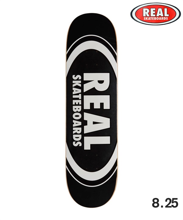 REAL リアル スケートボード デッキ 7.75inch ~ 8.38inch CLASSIC OVAL 初心者 スクール