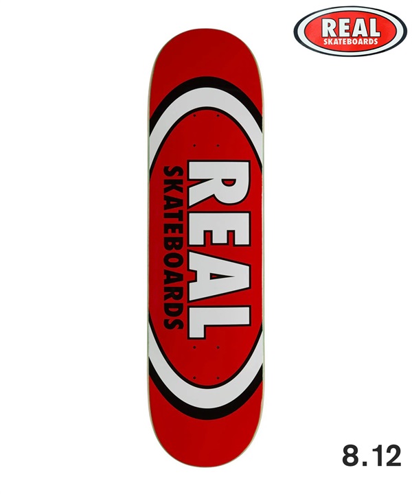 REAL リアル スケートボード デッキ 7.75inch ~ 8.38inch CLASSIC OVAL 初心者 スクール