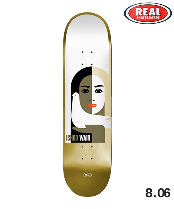 REAL リアル スケートボード デッキ 8.25inch ISHOD PEACE LTD FOIL 初心者 スクール