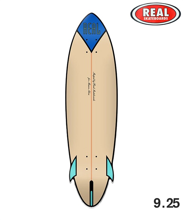 REAL リアル スケートボード デッキ 8.28inch 9.25inch MASON SPEED EGG 初心者 スクール