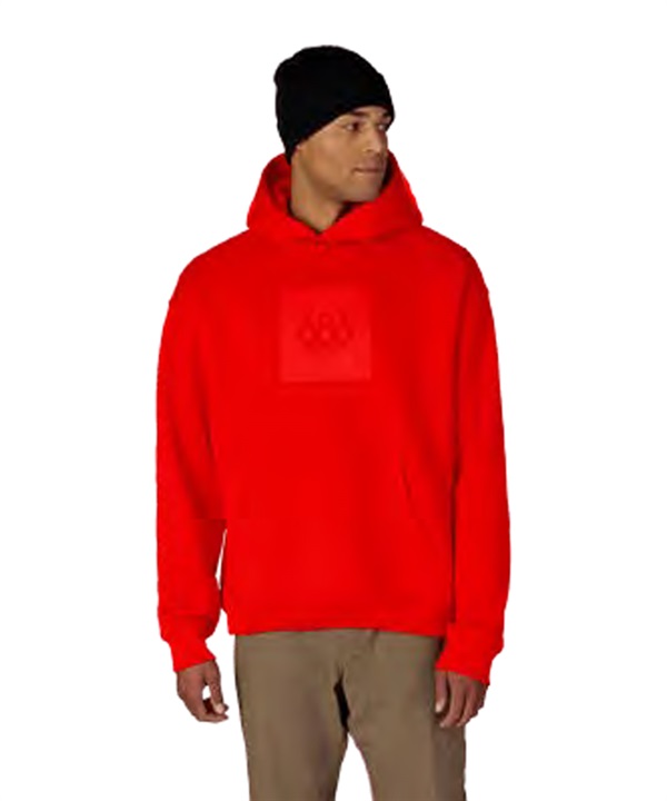 686 シックスエイトシックス ノックアウト ロゴ ヘビーウェイトプルオーバー フーディー M5WNFLC127 スノーボード インナー パーカー 定番 メンズ 26-27 早期購入/店頭受取対象外