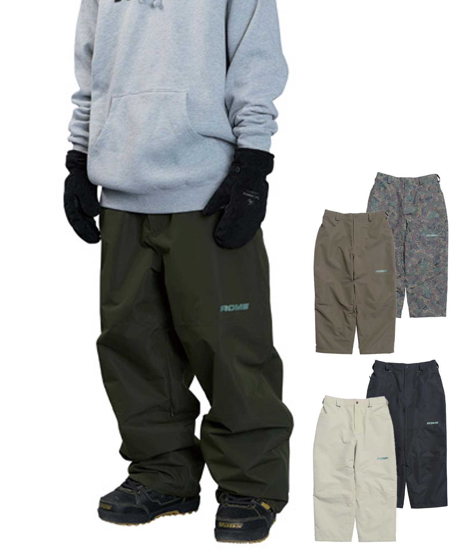 ROME ローム バギーパンツ Baggy Pants スノーボード ウェア パンツ