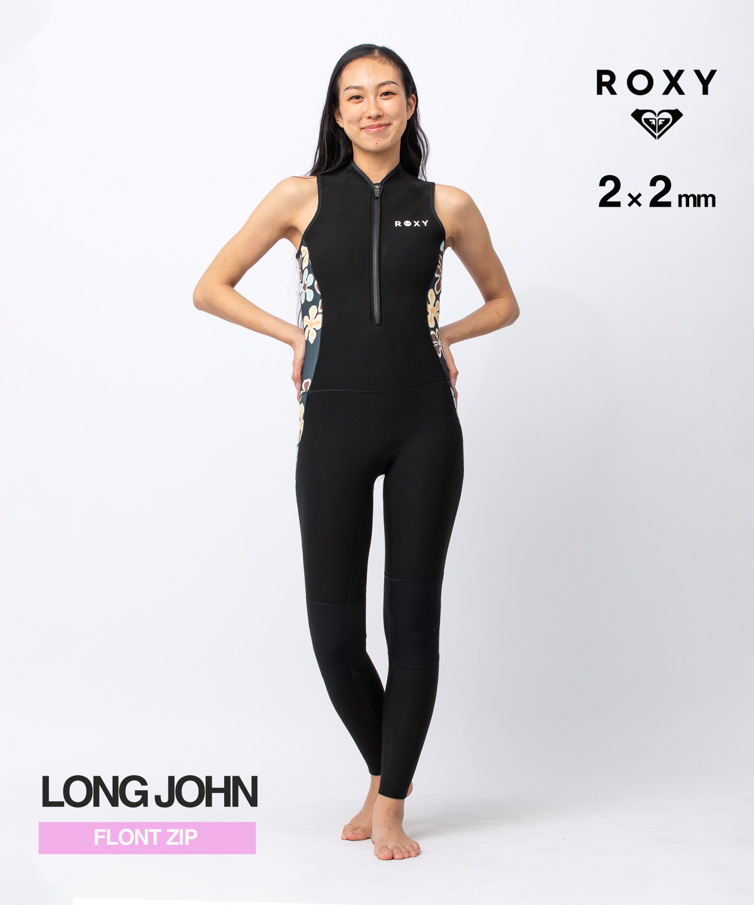 ROXY ロキシー フロントジップ スウェルシリーズ RWT261705 ウェット