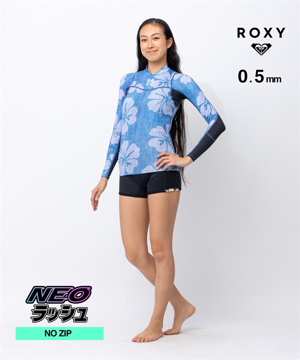 ROXY ロキシー フロントジップ ウォーター RWT261711  ウェットスーツ ロングジャケット レディース