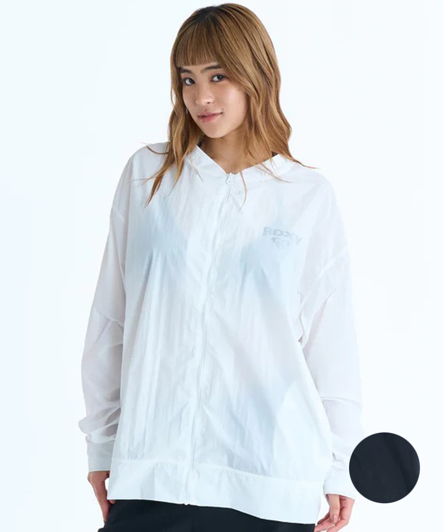 ROXY ロキシー ジップアップ パーカー レディース 水陸両用 SALTY SQUAD JACKET RLY261045 UT(BLK-M)