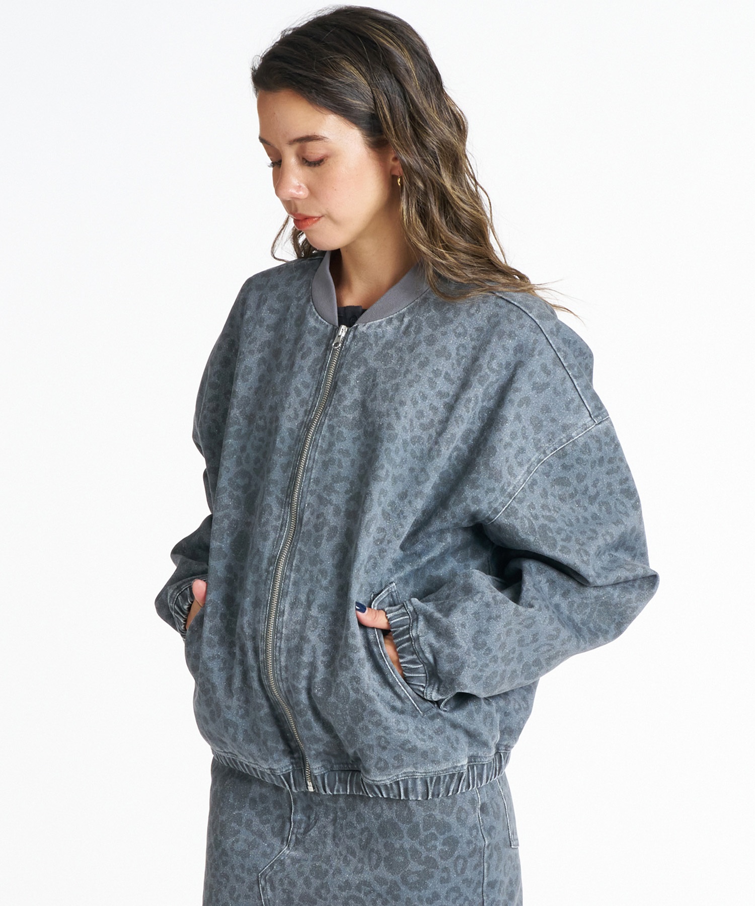ROXY ロキシー ジャケット レディース ヒョウ柄 レオパード柄 無地