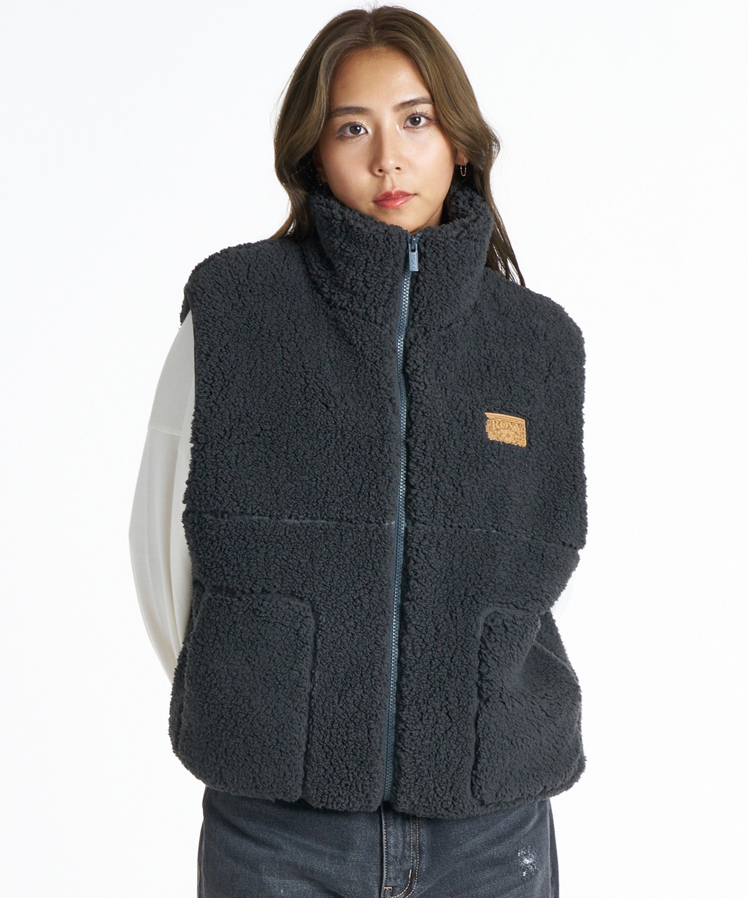 ROXY ロキシー ベスト レディース ボア 撥水 TEDDY BOA VEST RJK264039