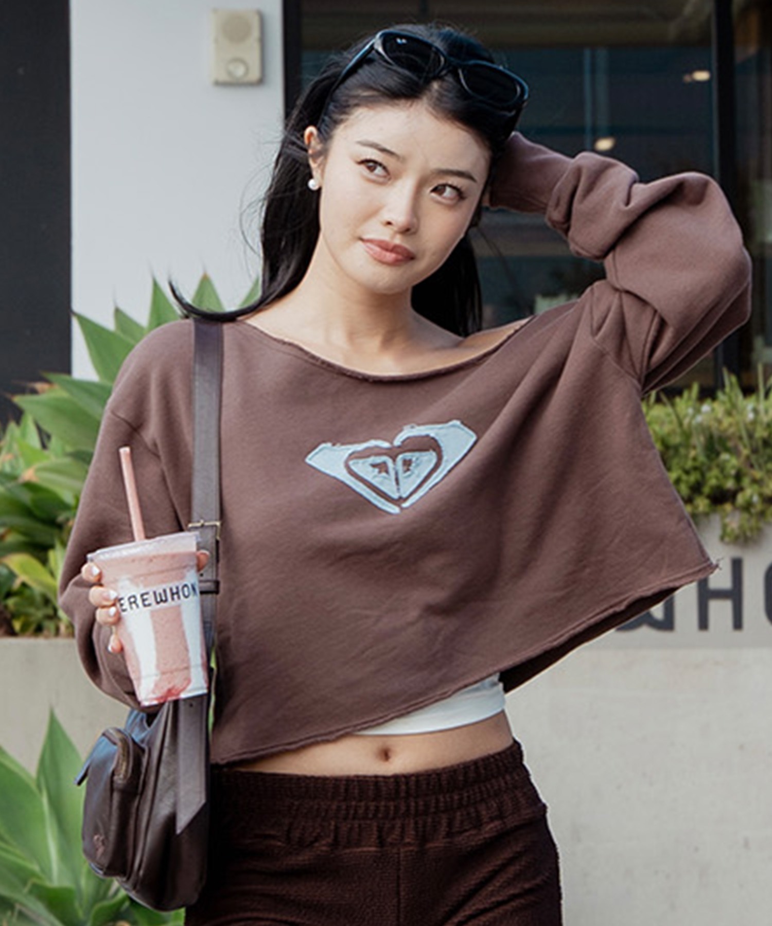 OFF-THE-SHOULDER P/O（BRN）