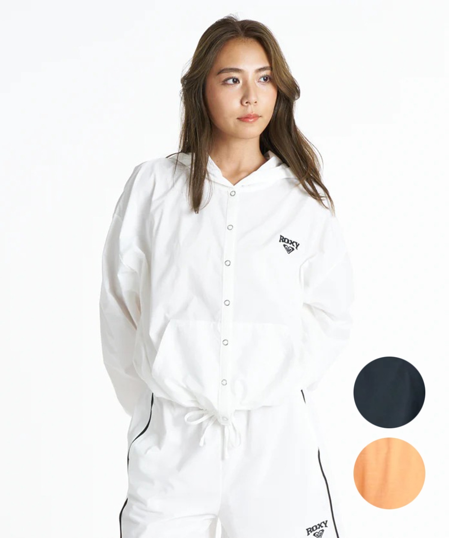 ROXY ロキシー カーディガン レディース 水陸両用 SALTY SQUAD HOODIE