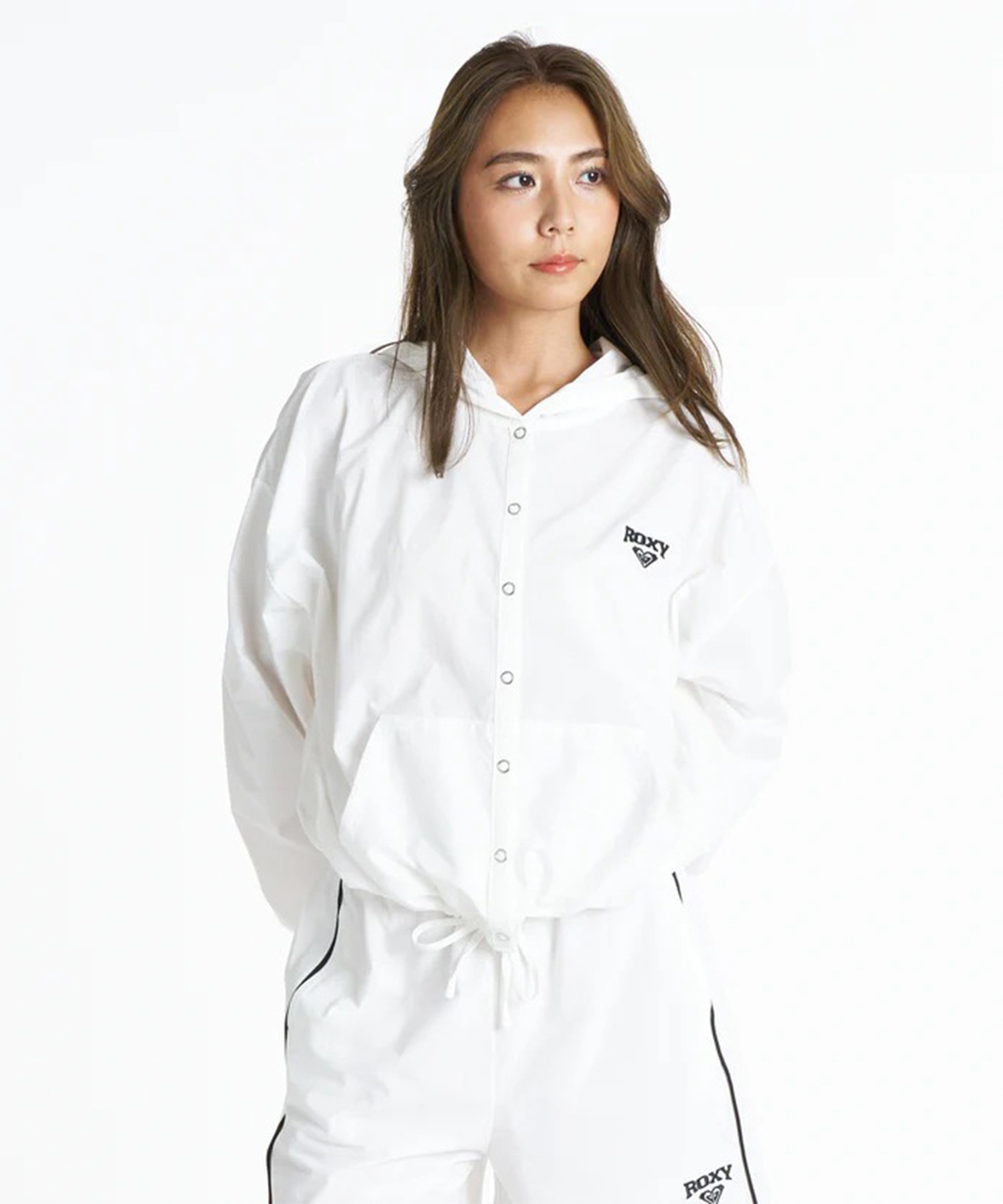 ROXY ロキシー カーディガン レディース 水陸両用 SALTY SQUAD HOODIE