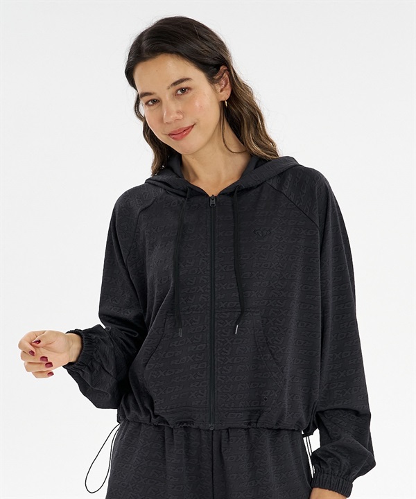 ROXY ロキシー 水着 ラッシュガード ジップアップ パーカー レディース 水陸両用 セットアップ対応 SURF SOUL JQ HOODIE RLY262623M UT