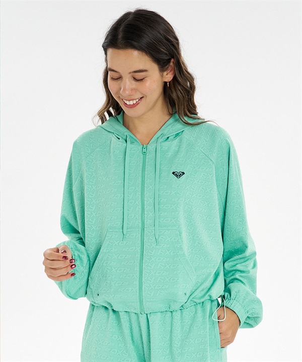 ROXY ロキシー 水着 ラッシュガード ジップアップ パーカー レディース 水陸両用 セットアップ対応 SURF SOUL JQ HOODIE RLY262623M UT
