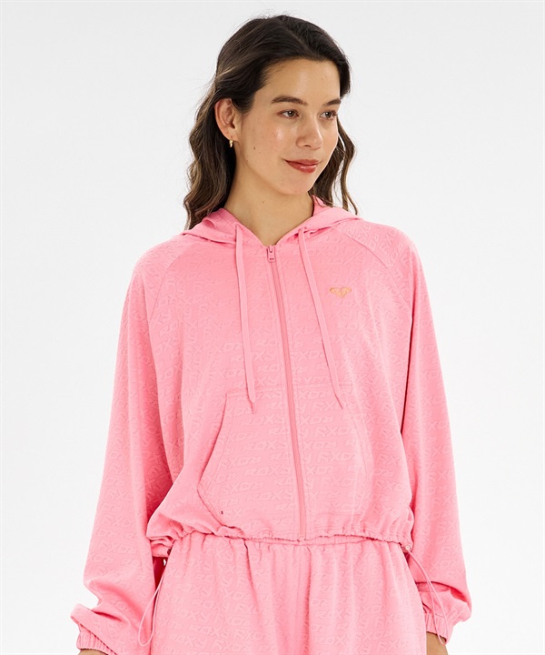 ROXY ロキシー 水着 ラッシュガード ジップアップ パーカー レディース 水陸両用 セットアップ対応 SURF SOUL JQ HOODIE RLY262623M UT