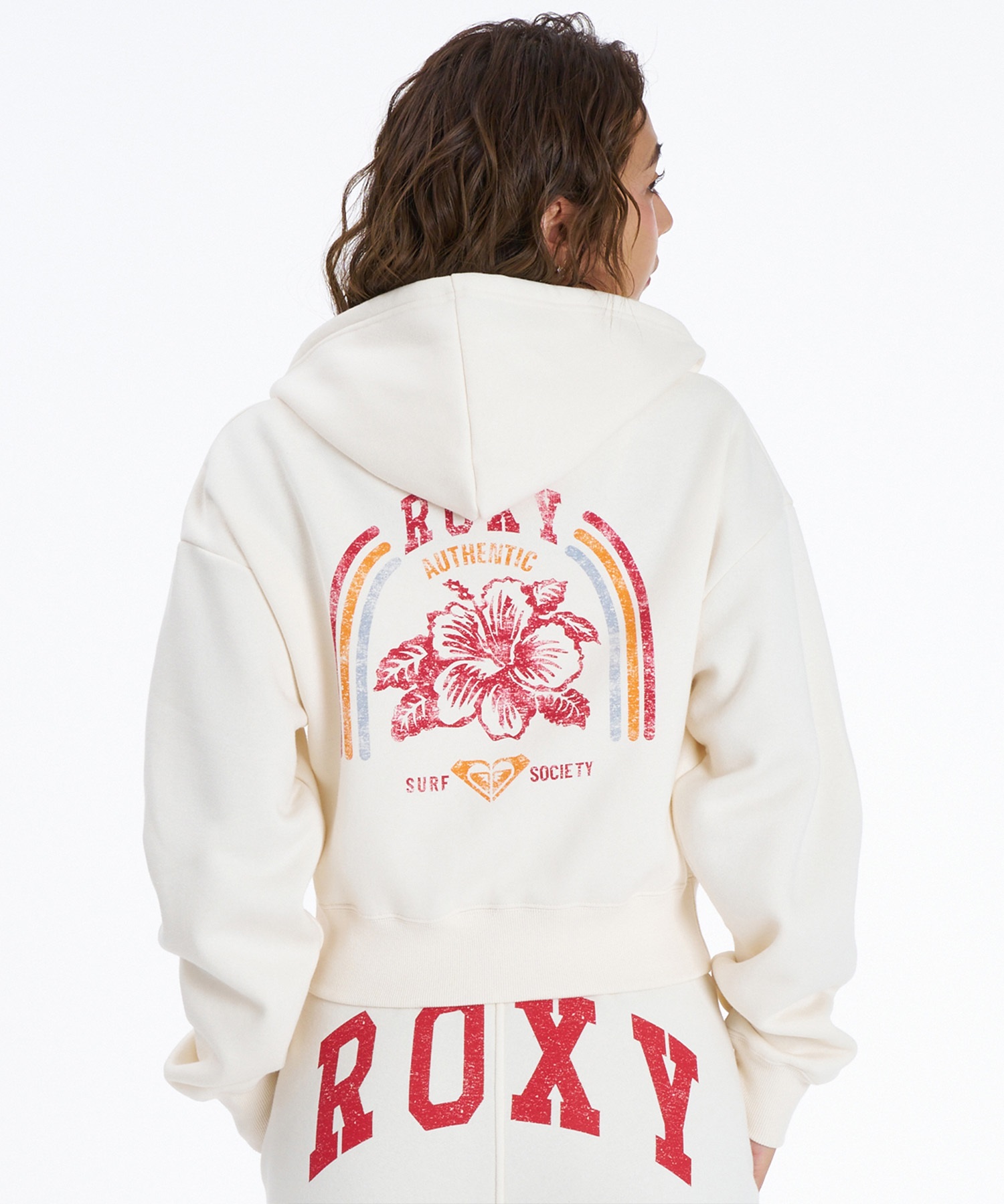 ROXY ロキシー ジップアップ パーカー フーディー レディース ロゴ