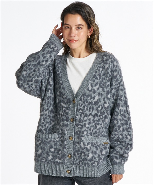 ROXY ロキシー ニット セーター カーディガン レディース ワンポイント ロゴ SHAG HEART RSR264018