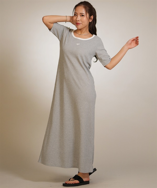 ROXY ロキシー ワンピース レディース ワンポイント ロゴ UT SEASIDE BLUE DRESS RLY261650M UT ムラサキスポーツ限定