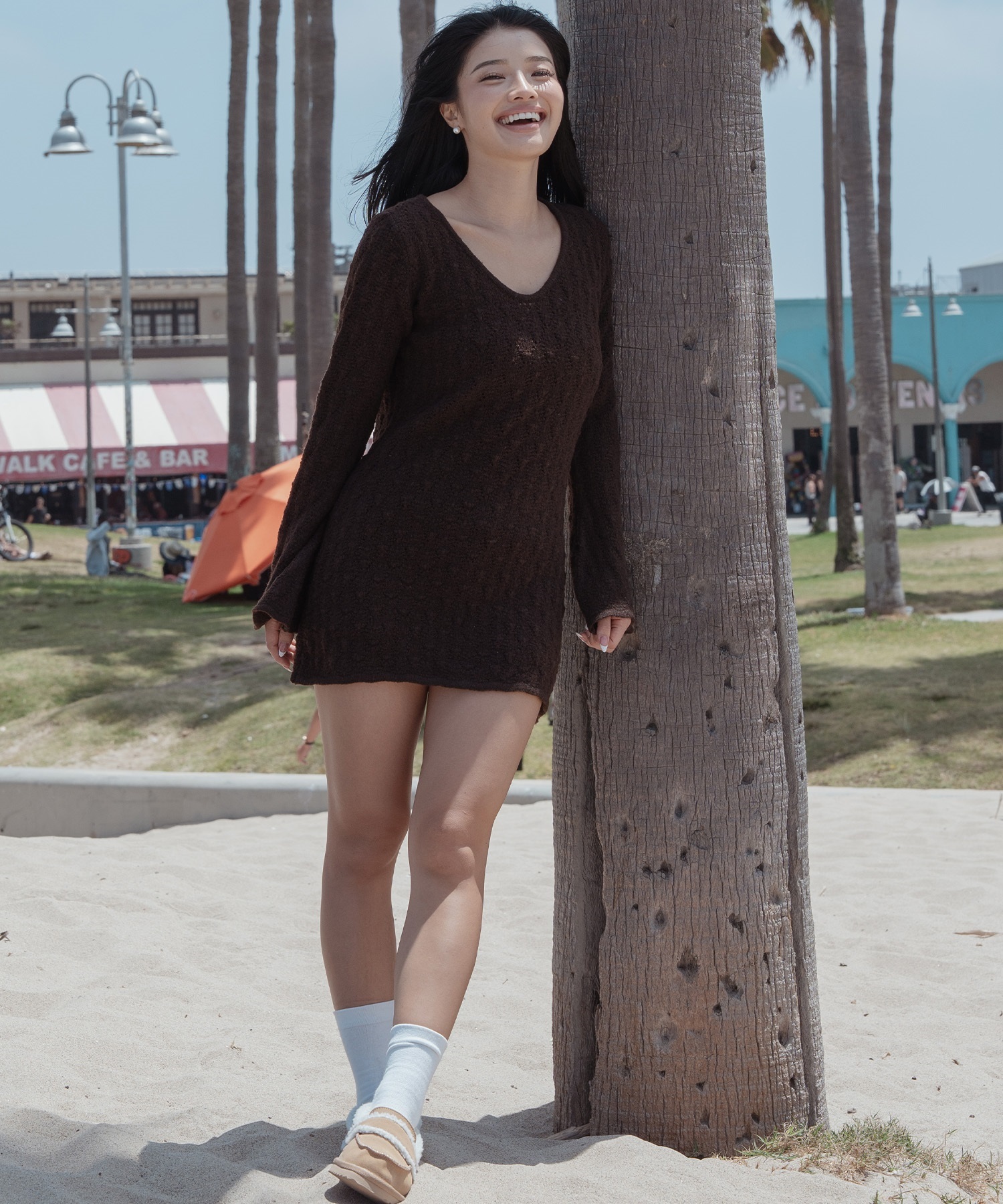 KNIT DRESS（BRN）