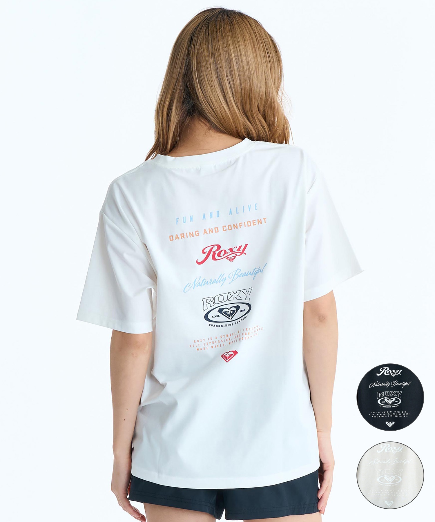 ROXY ロキシー 半袖 Tシャツ レディース バックプリント ラッシュ