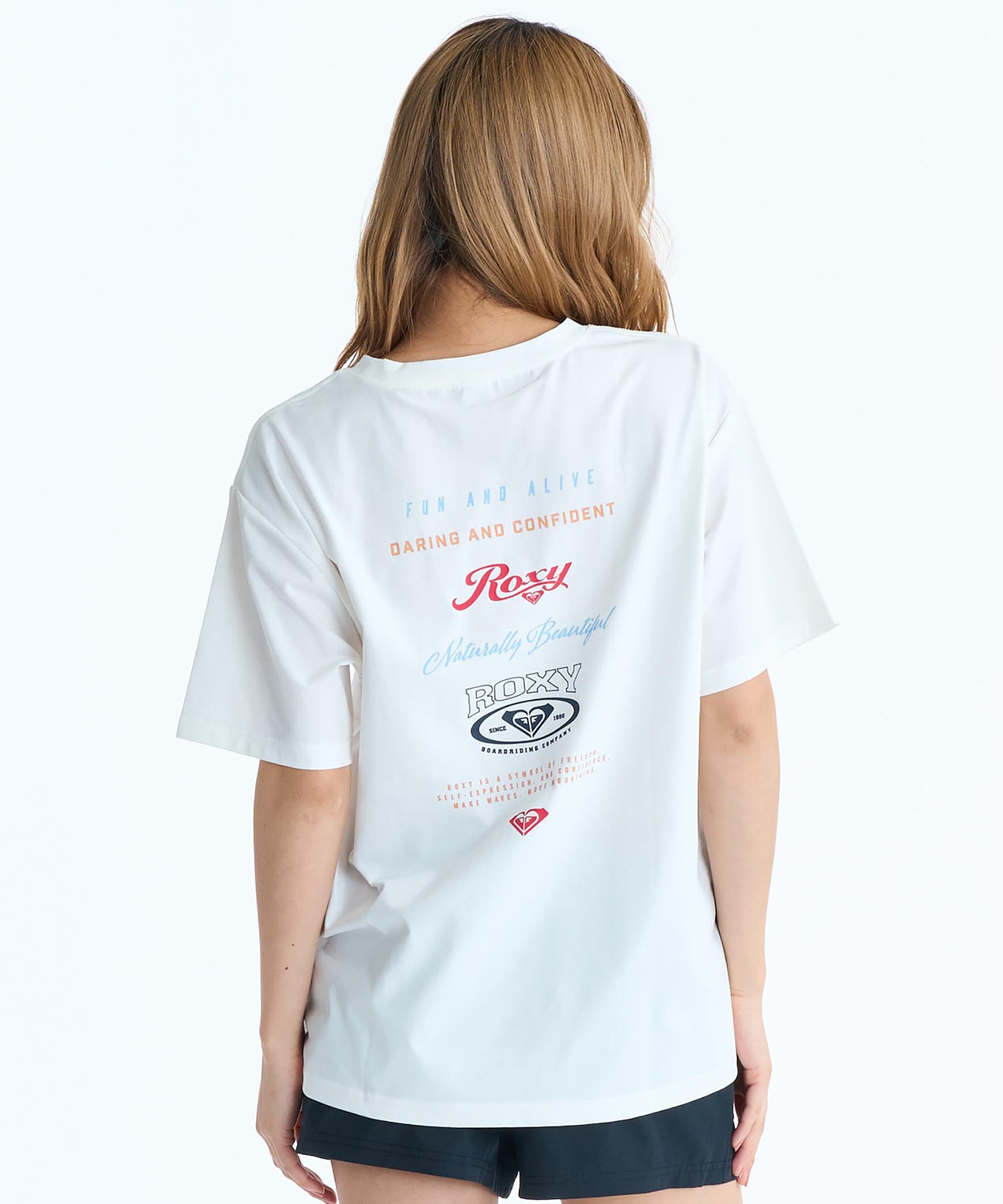 ROXY ロキシー 半袖 Tシャツ レディース バックプリント ラッシュ
