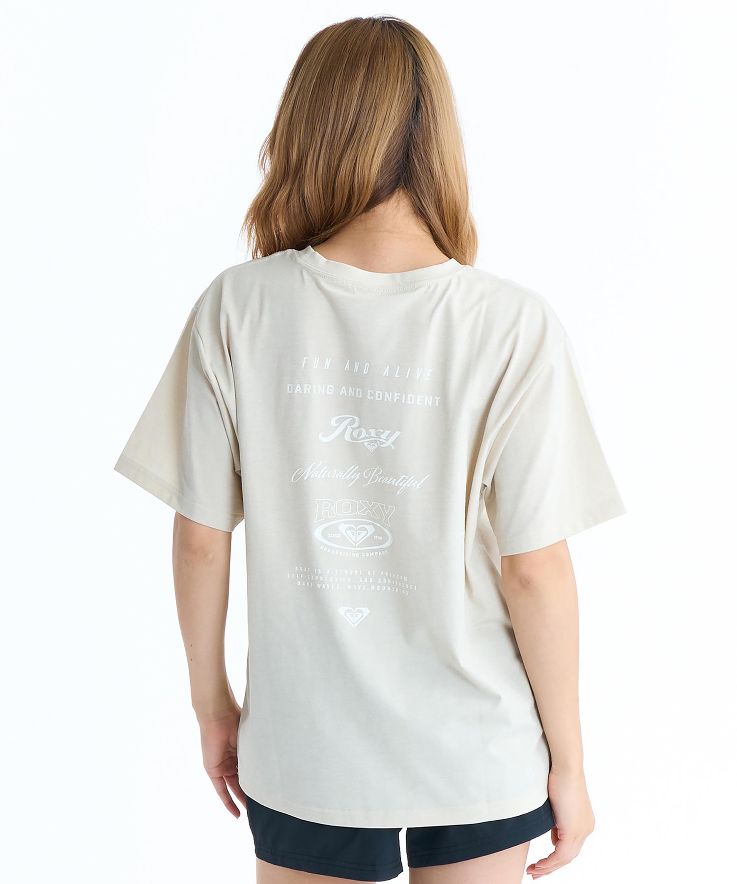 ROXY ロキシー 半袖 Tシャツ レディース バックプリント ラッシュ